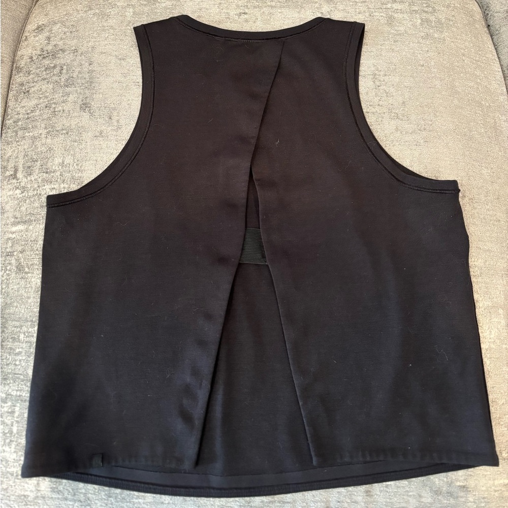Lululemon Athletica Black Open-Back Runner Tank - Size S